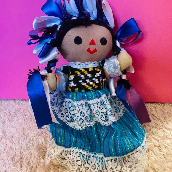 Vintage Handmade Doll from Mexico - Picture 6 of 6